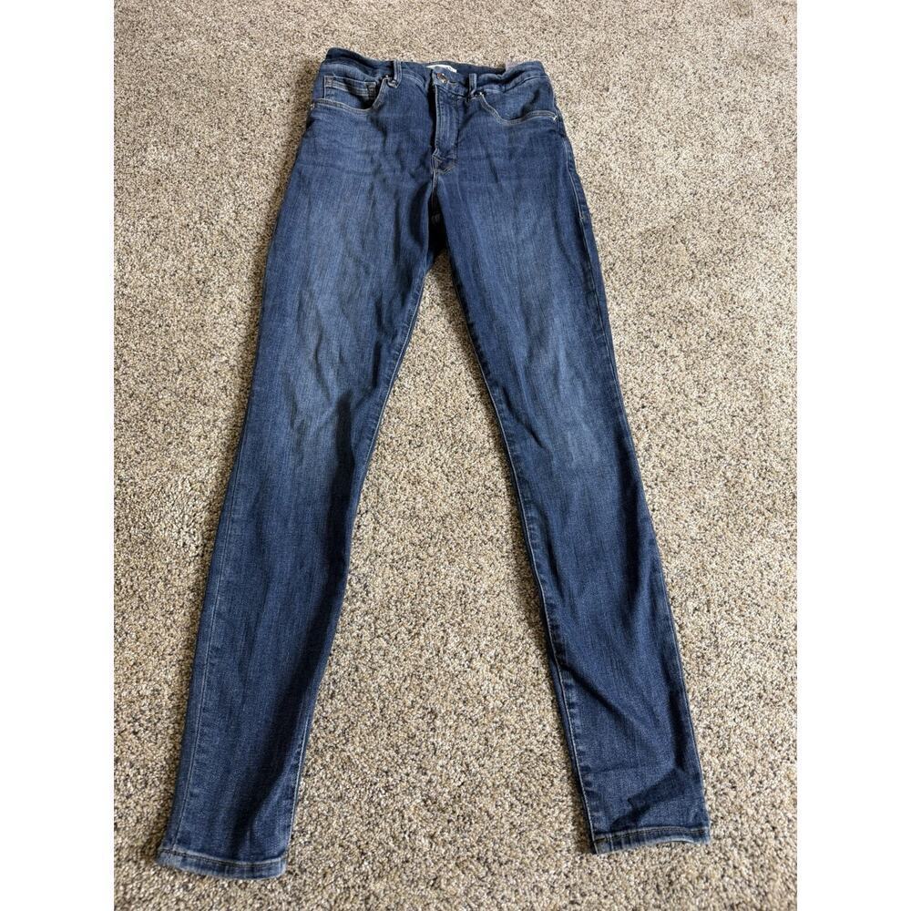 Good American Good Legs Boot Skinny Medium Wash Stretch Size 4 / 27